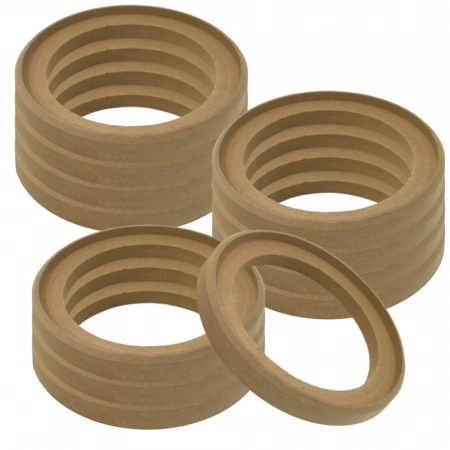 12-pack försänkta MDF-ringar, 10 tum